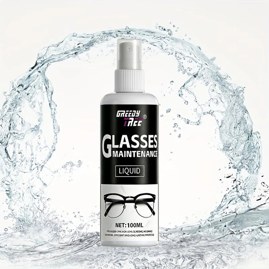 Glasses Cleaner spray- Lens cleaning liquid with free Microfiber Towel