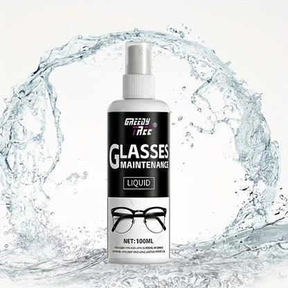 Glasses Cleaner spray- Lens cleaning liquid with free Microfiber Towel