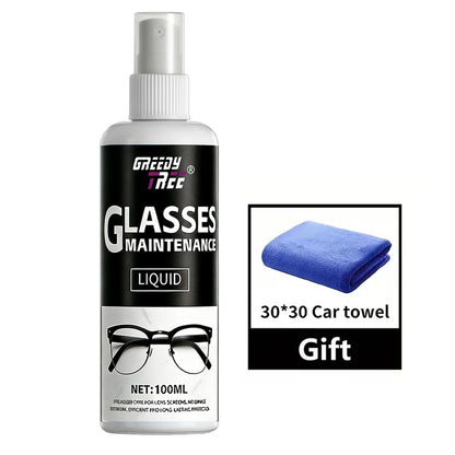 Glasses Cleaner spray- Lens cleaning liquid with free Microfiber Towel