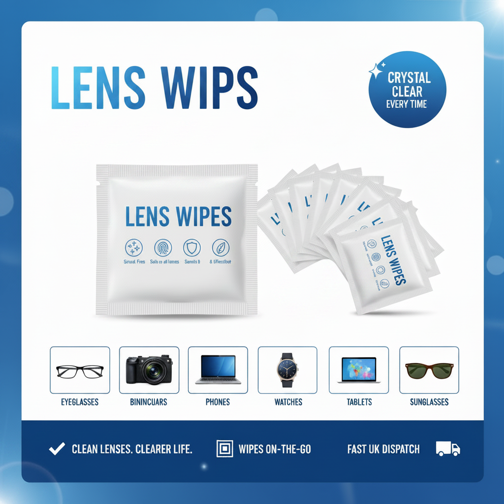 100/200pcs Eyeglass Cleaner Lens Wipes